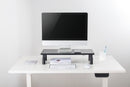 Alterzone Rise 3 Adjustable Desktop Monitor Stand, Black - DELENordic.com Alterzone Rise 3 justerbart skrivbords monitorstativ för 13