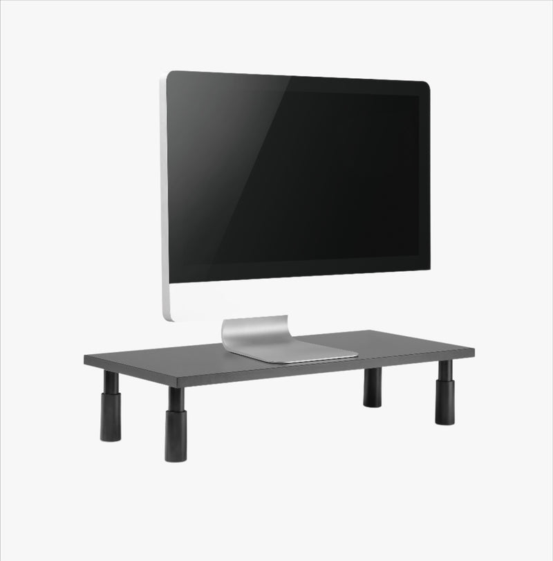 Alterzone Rise 3 Adjustable Desktop Monitor Stand, Black - DELENordic.com