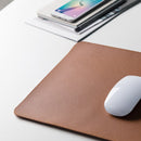 Alterzone Pad Desktop Sustainable Vegan Leather Surface, Cognac Brown - DELENordic.com Alterzone Pad hiirimatto vegaanisesta nahasta, konjakinruskea