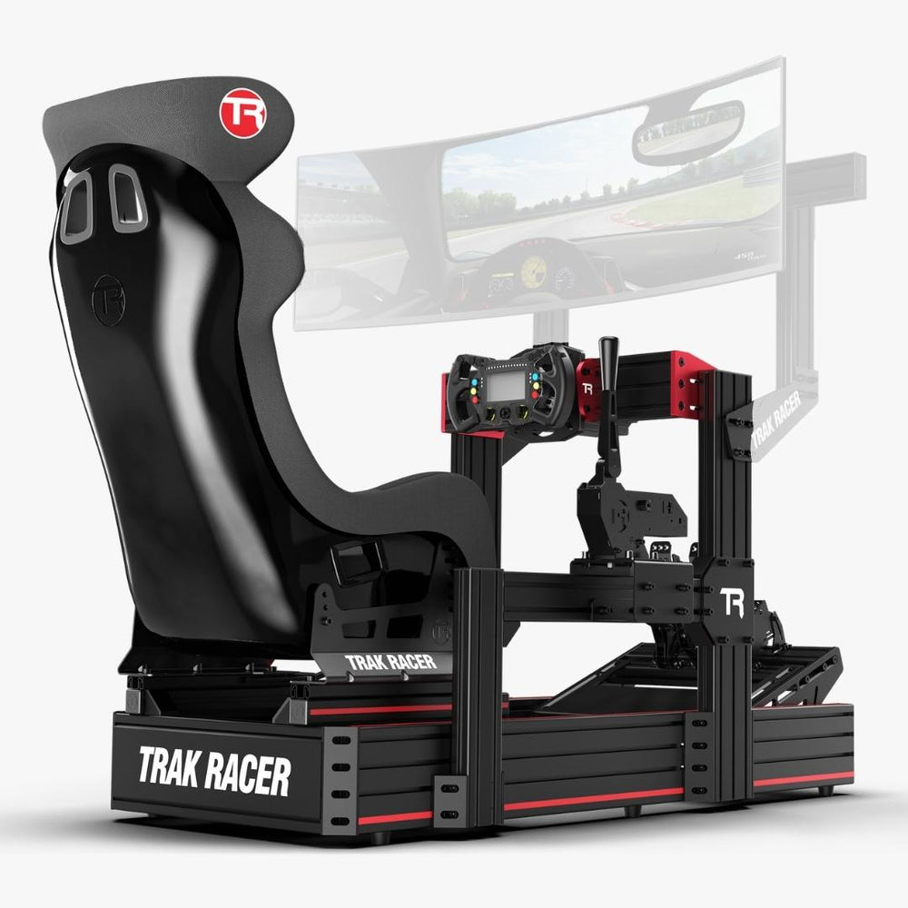 シムレーシングTrak Racer CockpitセットSim Racing TR160 Mk4 Racing Simulator with Set of 4 D-BOX 4250i motion