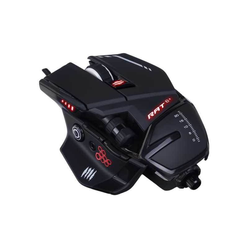 Mad Catz Bundle - R.A.T. 6+ Gaming Mouse & G.L.I.D.E. 19 Mouse Pad - DELENordic.com Mad Catz Bundle - R.A.T. 6+ Gaming Mouse & G.L.I.D.E. 19 Mouse Pad