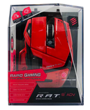 Mad Catz R.A.T. 8+ ADV Optical Gaming Mouse, Red - DELENordic.com Mad Catz R.A.T. 8+ ADV Optical -pelihiiri, punainen