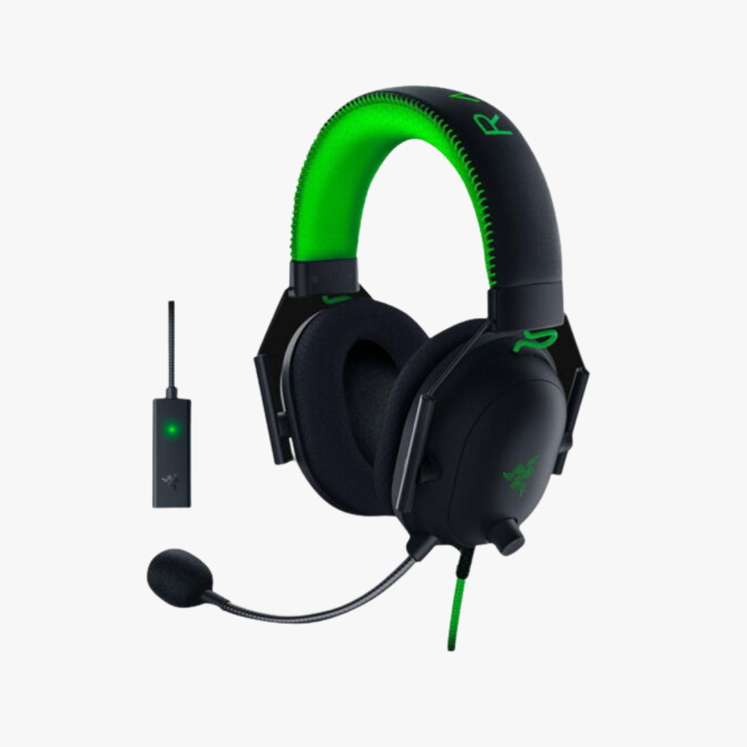 Razer BlackShark V2 Gaming Headset with USB Sound Card | DELENordic.com