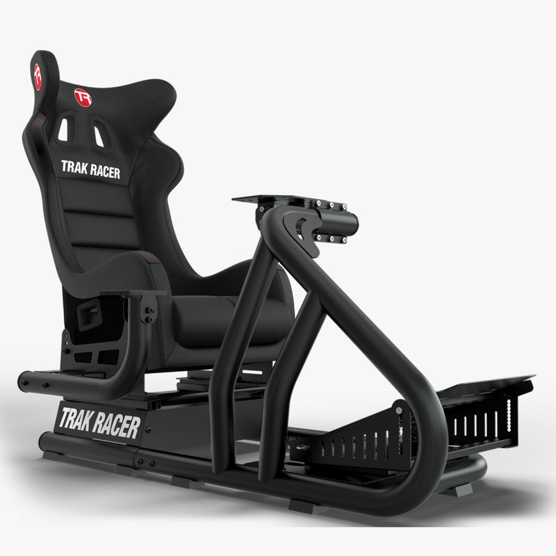 Trak Racer RS6 MACH 6 Black Racing Simulator and GT Style Fiberglass Seat - DELENordic.com