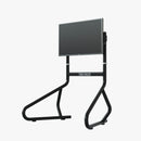Trak Racer Single Monitor Floor Stand - Holds up to 80" LED LCD TV Monitors and 22-33” when used as a triple holder (extra parts required) - DELENordic.com Trak Racer Single Monitor Floor Stand - Holds up to 80