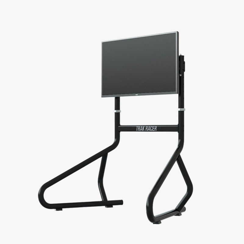Trak Racer Single Monitor Floor Stand - Holds up to 80" LED LCD TV Monitors and 34-45” when used as a triple holder (extra parts required) - DELENordic.com