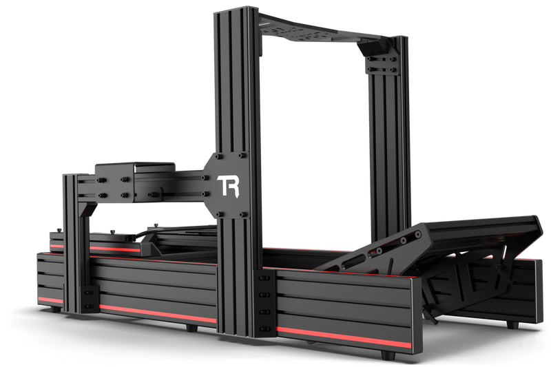 TR160 MK4 アルミ製レーシングコックピット 汎用性ホイールデッキプレート（Thrustmaster/Fanatec/Logicool等）国内正規品 TR1604-NS-WM - dele.io Trak Racer TR160 Build Your Rig!