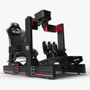 Trak Racer Full Set TR120 Aluminium Racing Cockpit with TR One Universal Wheel Deck and Rally Seat - DELENordic.com Trak Racer TR120 Racing Cockpit with TR One Universal Wheel Deck and Rally Seat