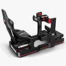Trak Racer Full Set TR120 Aluminium Racing Cockpit with TR One Wheel Mount for Fanatec Direct Drive Wheels and Rally Seat - DELENordic.com Trak Racer TR120 Racing Cockpit with TR One Wheel Mount for Fanatec Direct Drive Wheels and Rally Seat